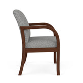 Weston Waiting Reception Wide Guest Chair Wood Frame