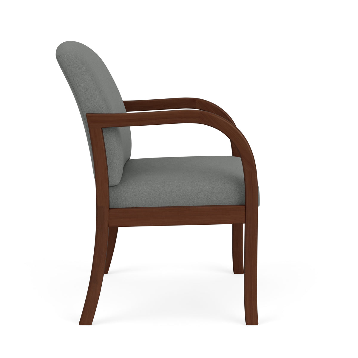 Weston Waiting Reception Wide Guest Chair Wood Frame