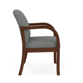 Weston Waiting Reception Wide Guest Chair Wood Frame