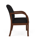 Weston Waiting Reception Wide Guest Chair Wood Frame
