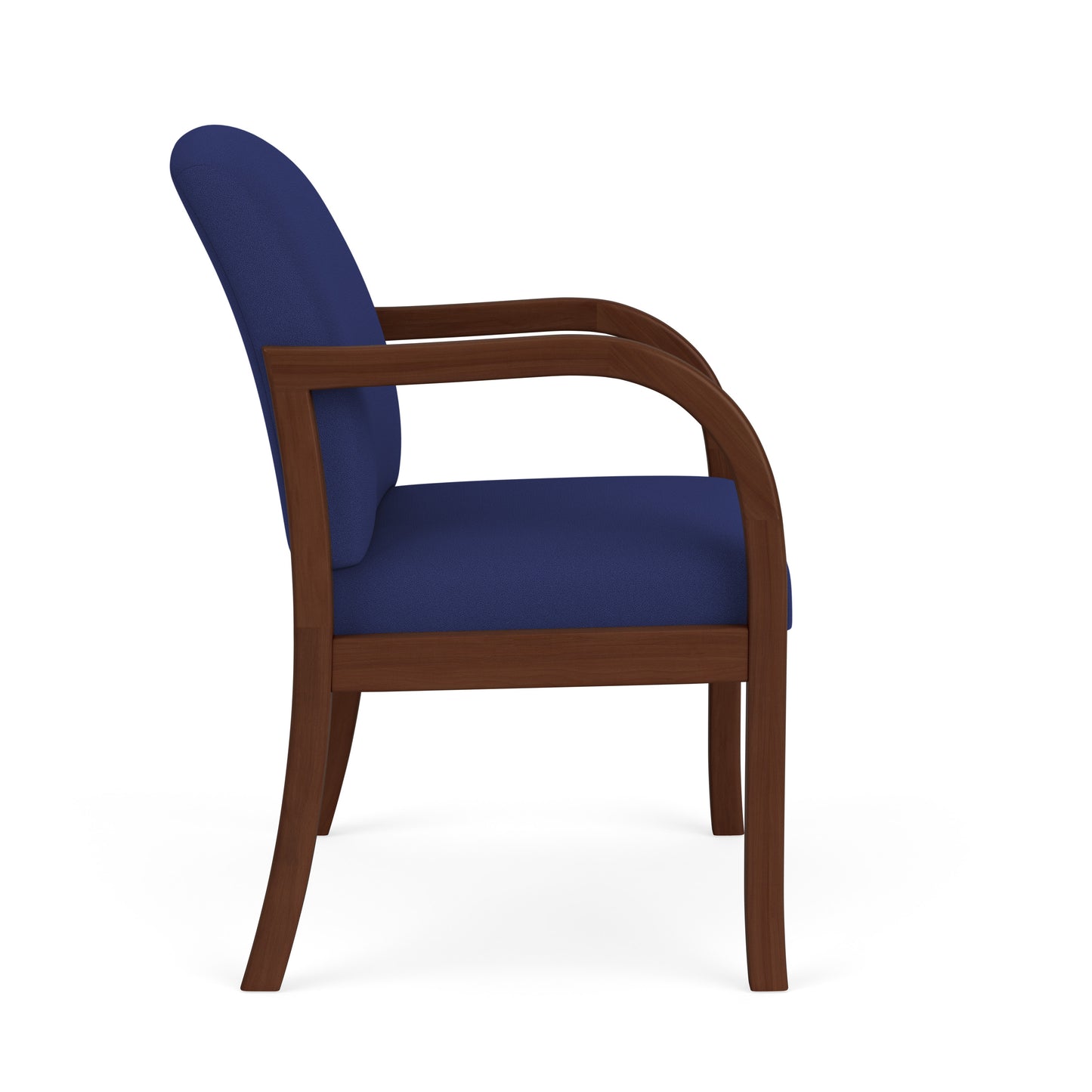 Weston Waiting Reception Wide Guest Chair Wood Frame