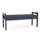 Weston Waiting Reception 2 Seat Bench Wood Frame