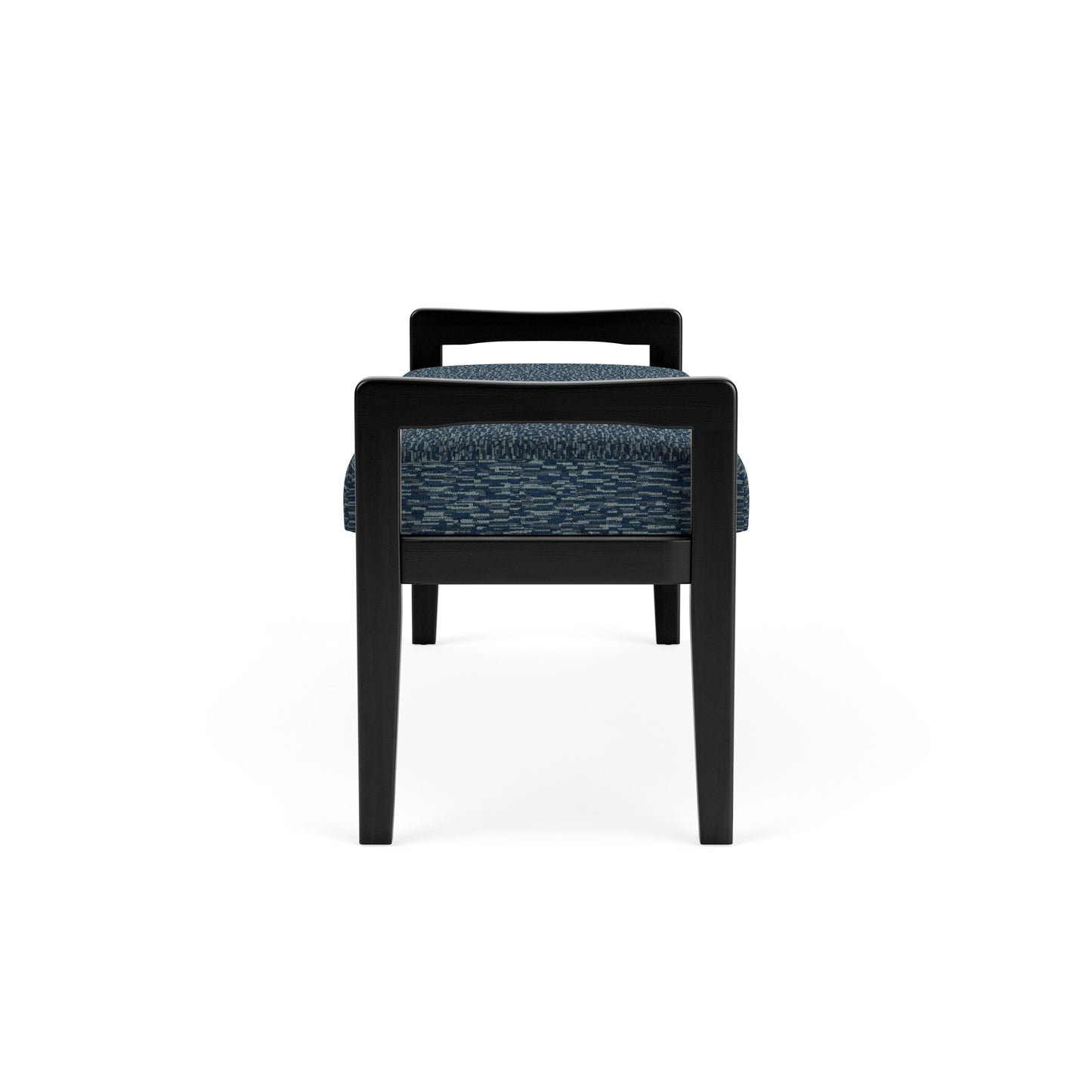 Weston Waiting Reception 2 Seat Bench Wood Frame