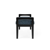 Weston Waiting Reception 2 Seat Bench Wood Frame