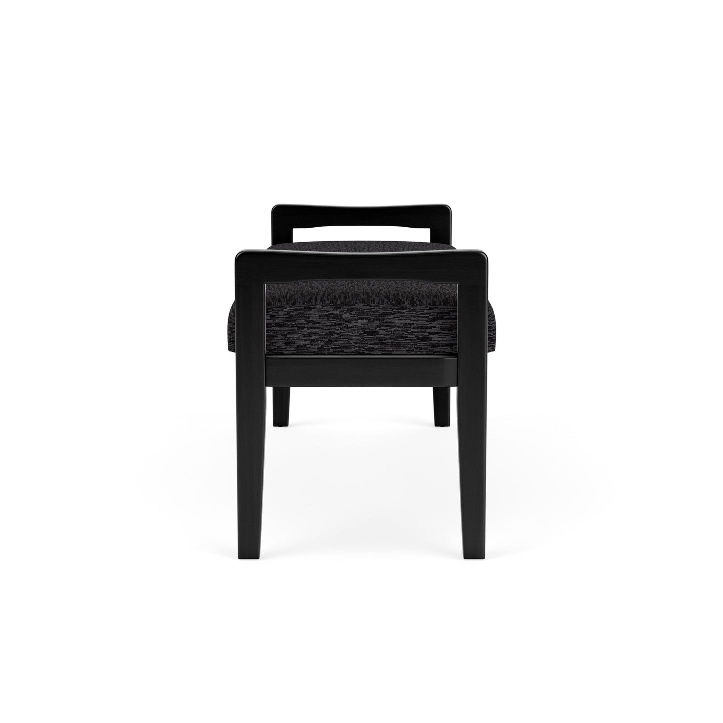 Weston Waiting Reception 2 Seat Bench Wood Frame