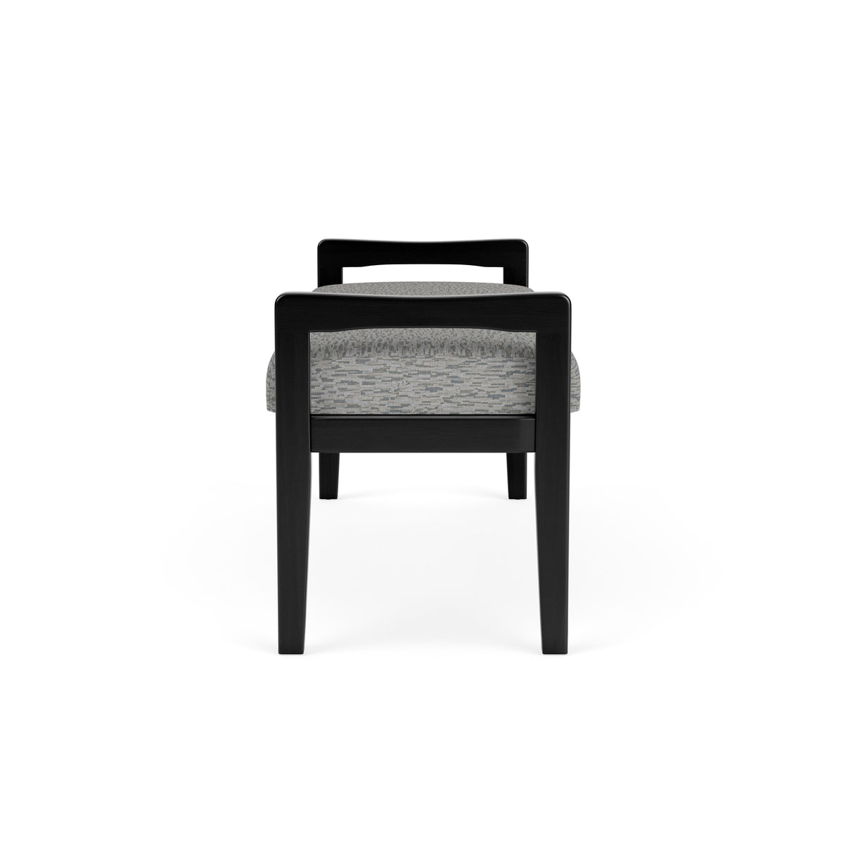 Weston Waiting Reception 2 Seat Bench Wood Frame