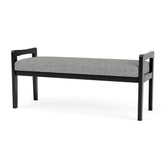 Weston Waiting Reception 2 Seat Bench Wood Frame