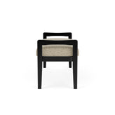 Weston Waiting Reception 2 Seat Bench Wood Frame