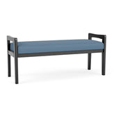 Weston Waiting Reception 2 Seat Bench Wood Frame