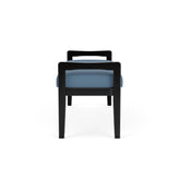 Weston Waiting Reception 2 Seat Bench Wood Frame