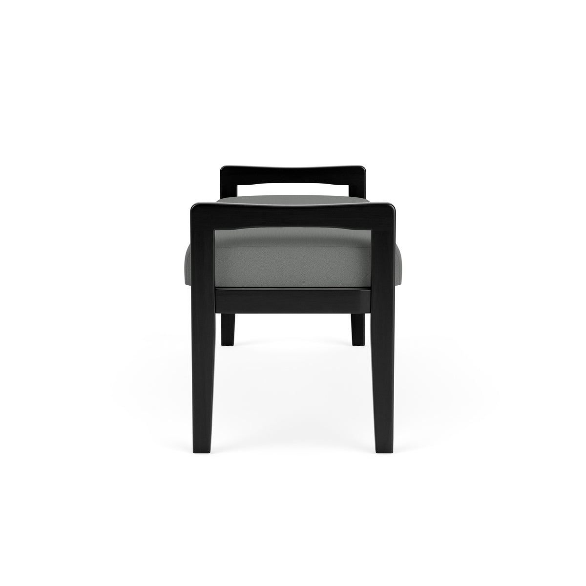 Weston Waiting Reception 2 Seat Bench Wood Frame