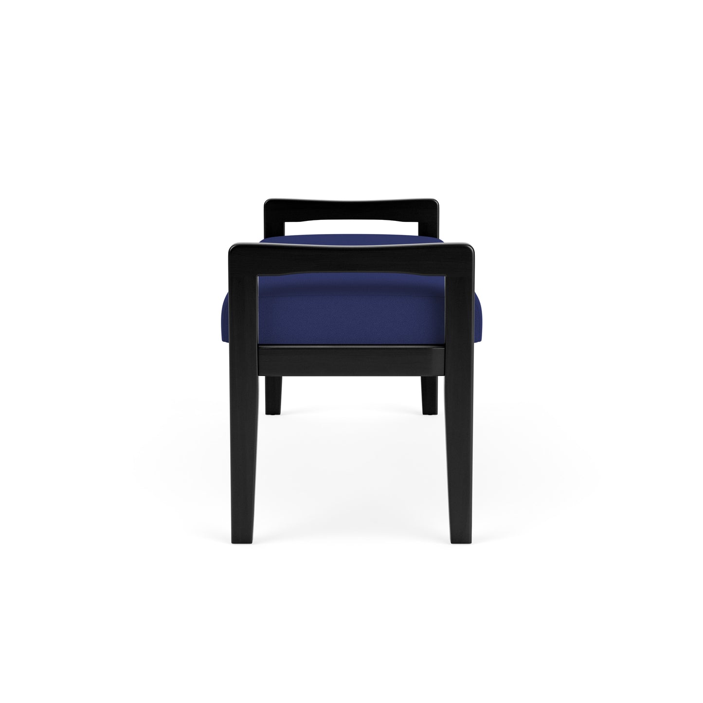Weston Waiting Reception 2 Seat Bench Wood Frame