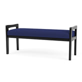 Weston Waiting Reception 2 Seat Bench Wood Frame