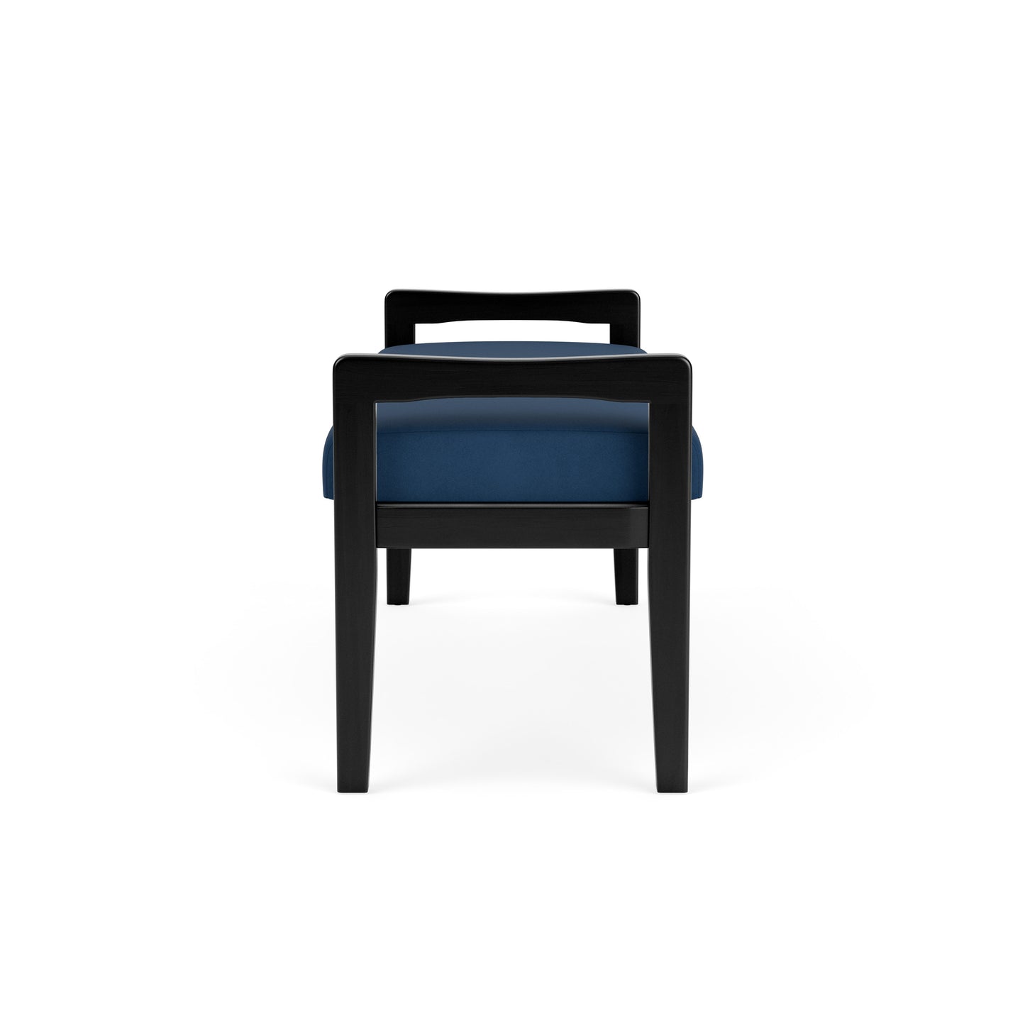 Weston Waiting Reception 2 Seat Bench Wood Frame
