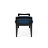 Weston Waiting Reception 2 Seat Bench Wood Frame