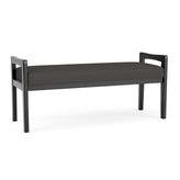 Weston Waiting Reception 2 Seat Bench Wood Frame