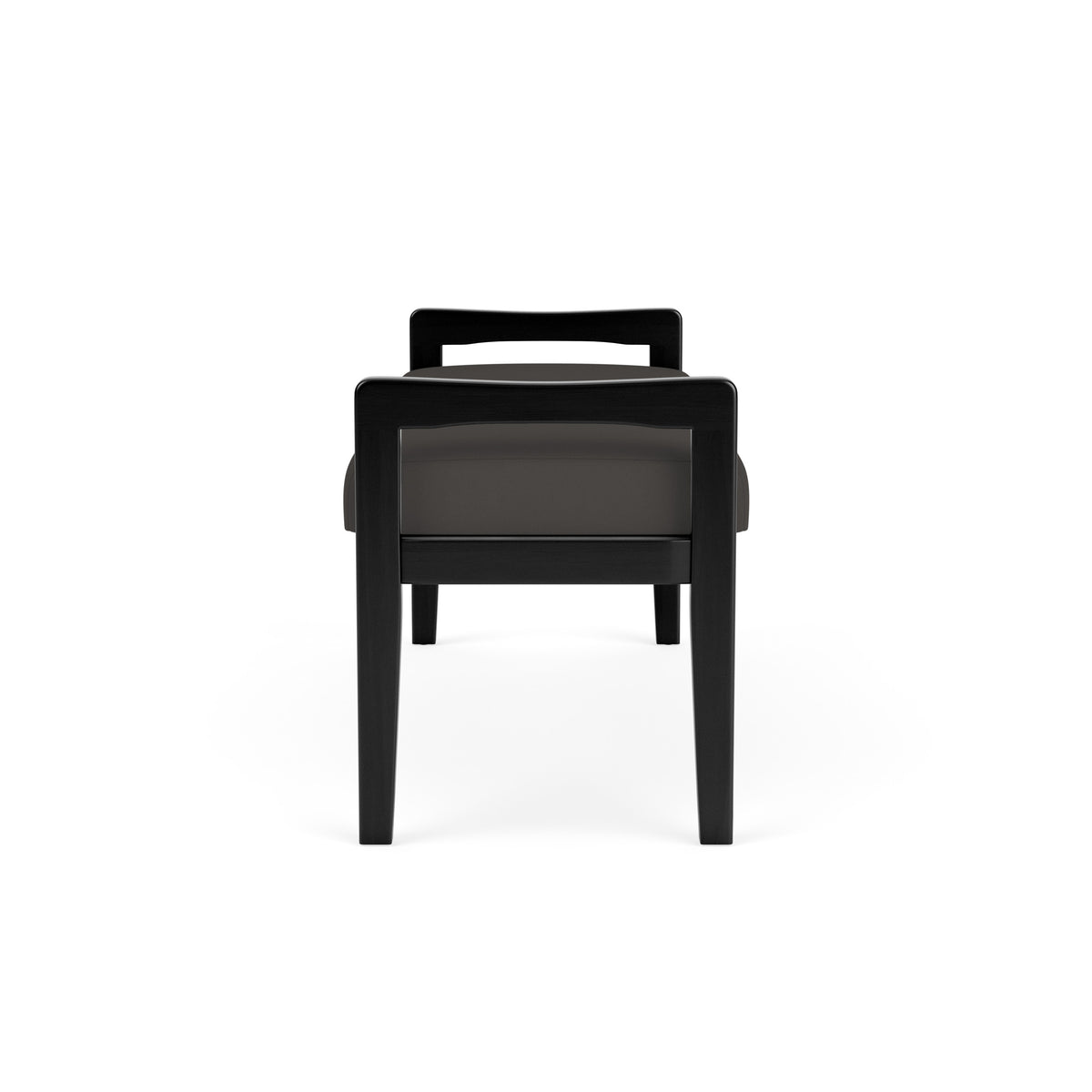 Weston Waiting Reception 2 Seat Bench Wood Frame