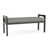 Weston Waiting Reception 2 Seat Bench Wood Frame