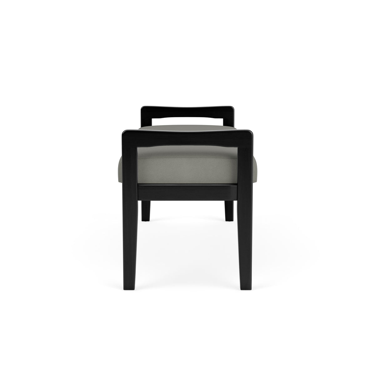 Weston Waiting Reception 2 Seat Bench Wood Frame