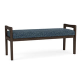 Weston Waiting Reception 2 Seat Bench Wood Frame