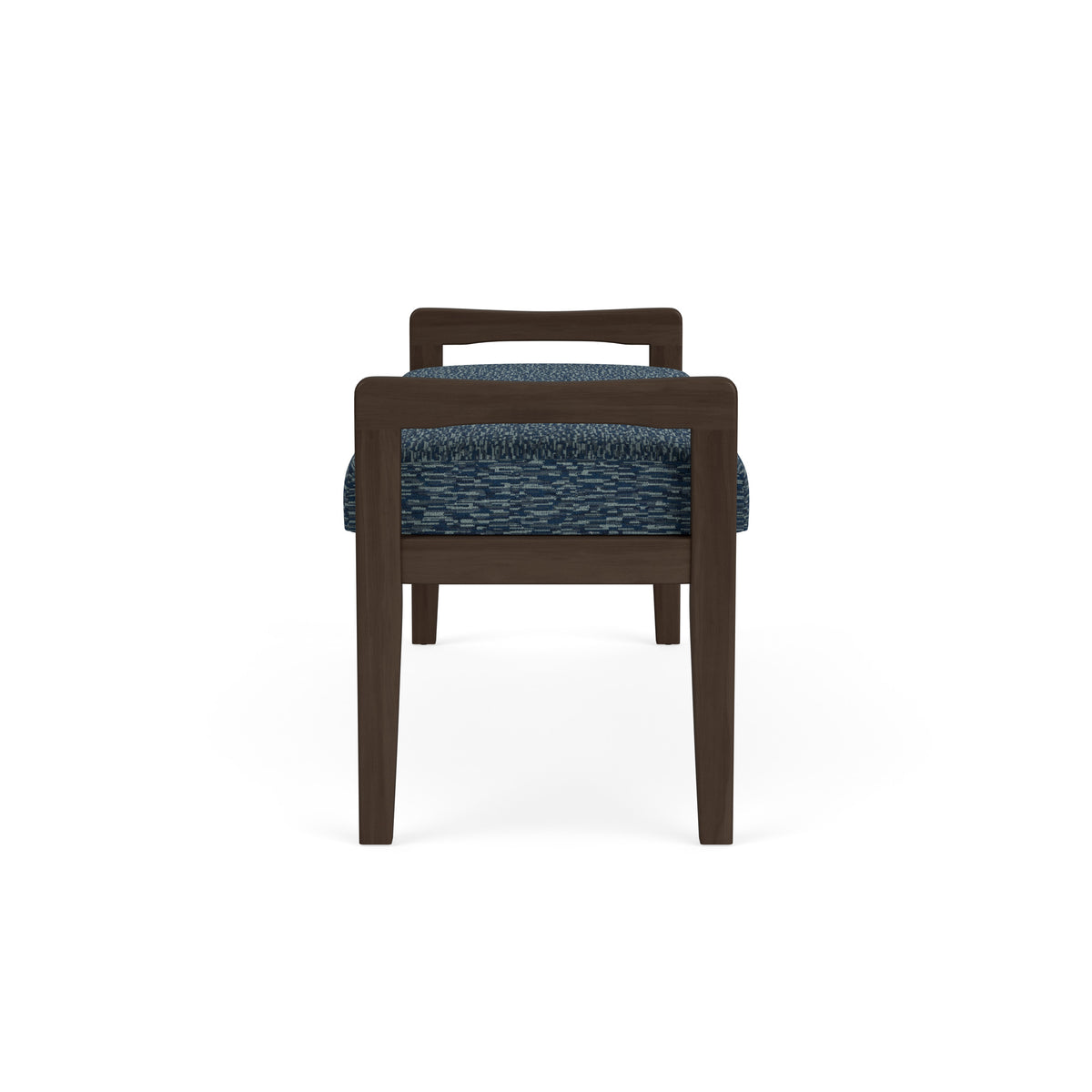 Weston Waiting Reception 2 Seat Bench Wood Frame