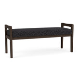 Weston Waiting Reception 2 Seat Bench Wood Frame