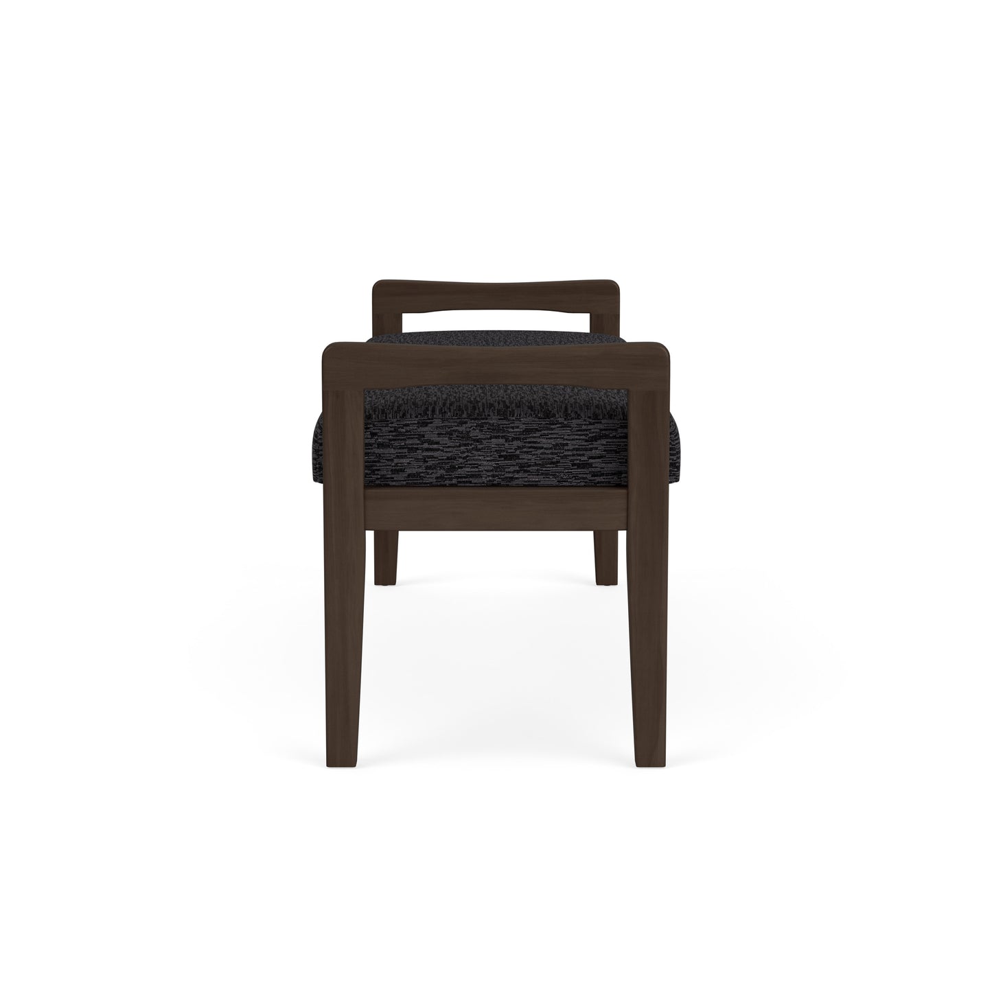 Weston Waiting Reception 2 Seat Bench Wood Frame