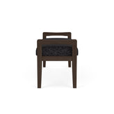 Weston Waiting Reception 2 Seat Bench Wood Frame