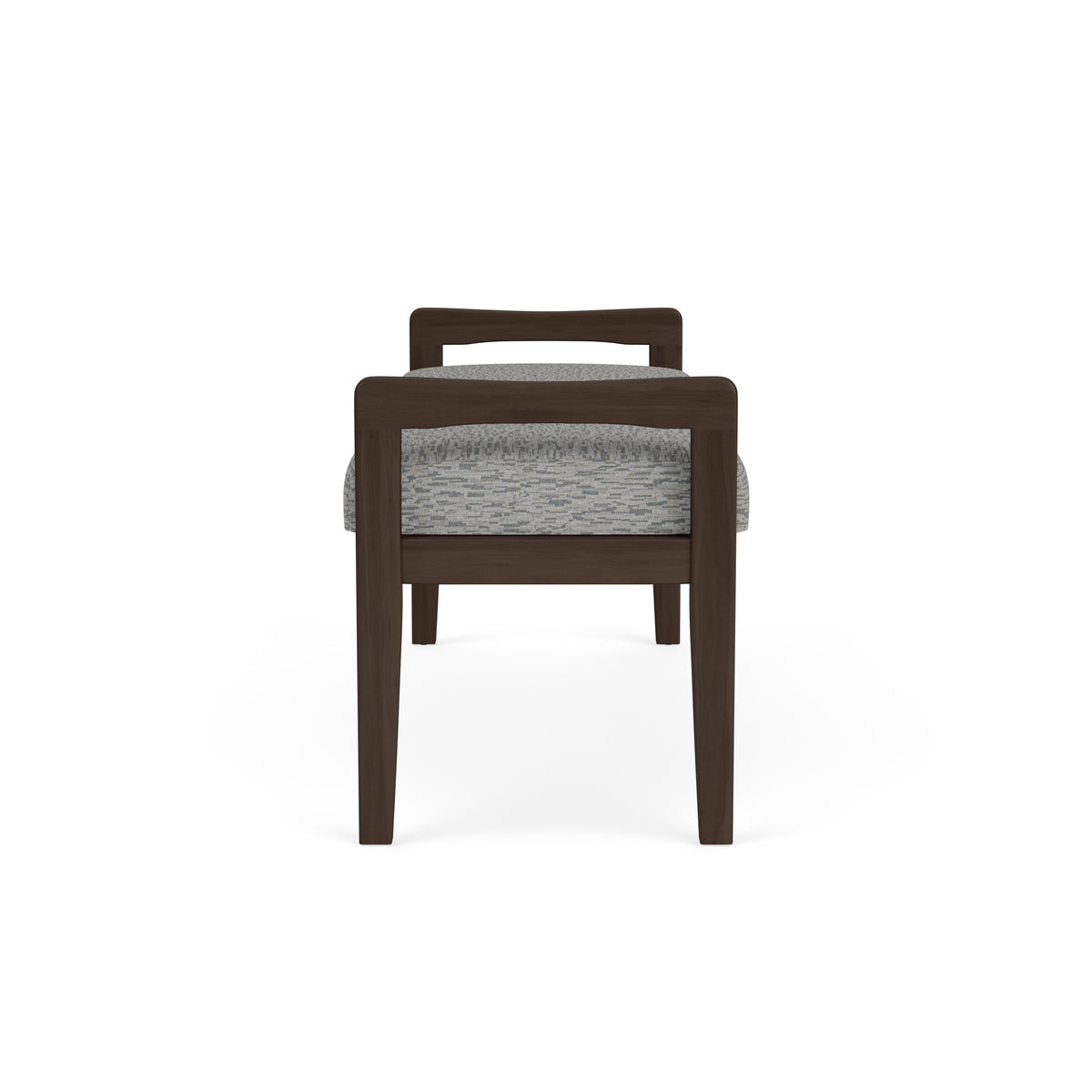 Weston Waiting Reception 2 Seat Bench Wood Frame