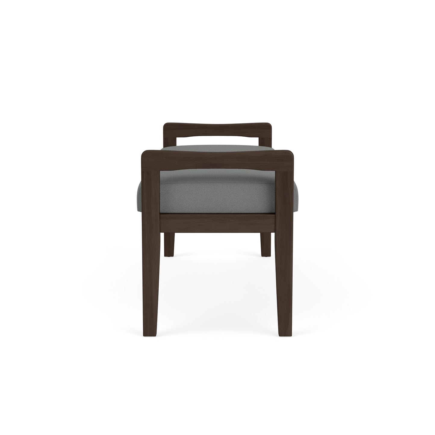 Weston Waiting Reception 2 Seat Bench Wood Frame