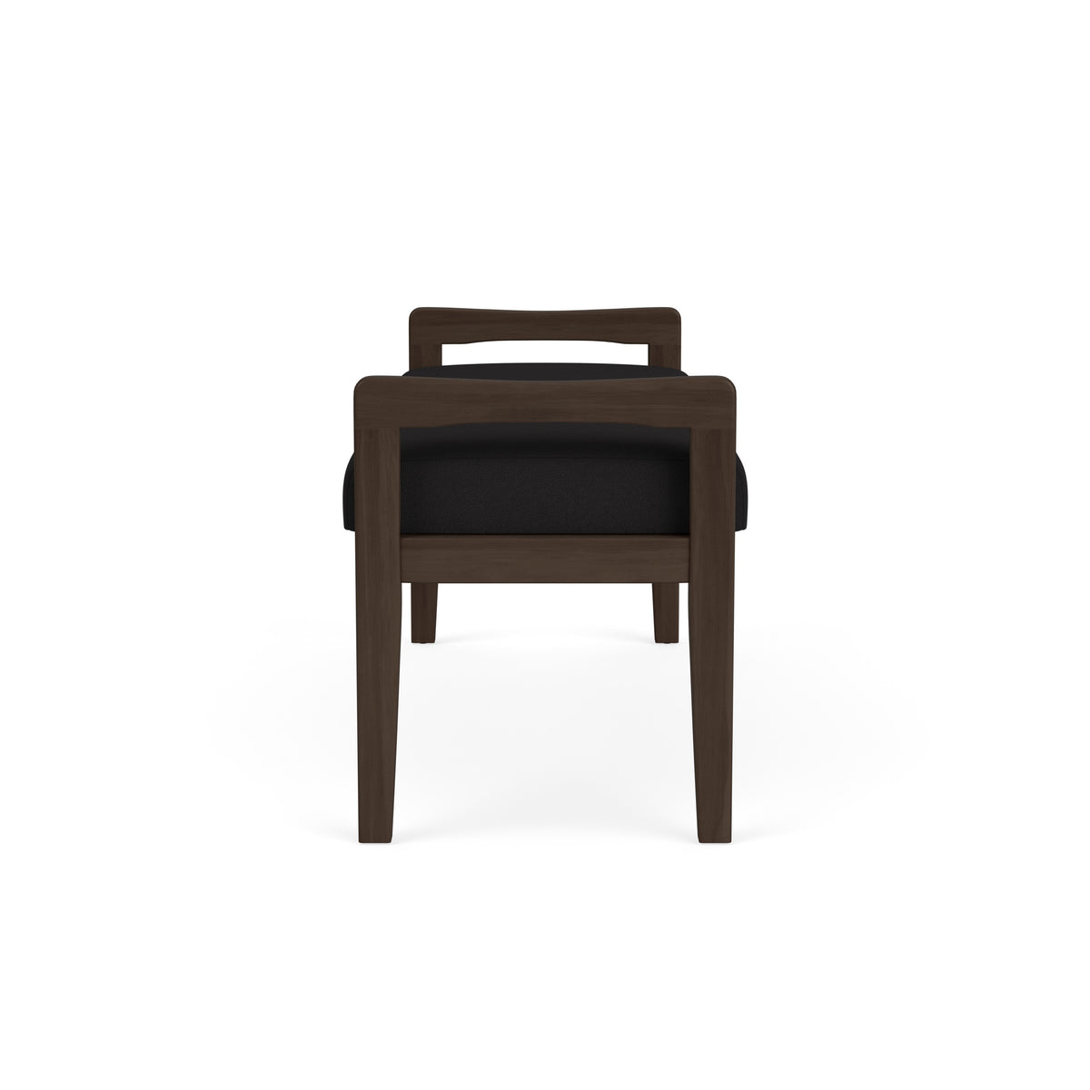 Weston Waiting Reception 2 Seat Bench Wood Frame