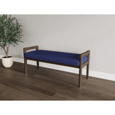 Weston Waiting Reception 2 Seat Bench Wood Frame