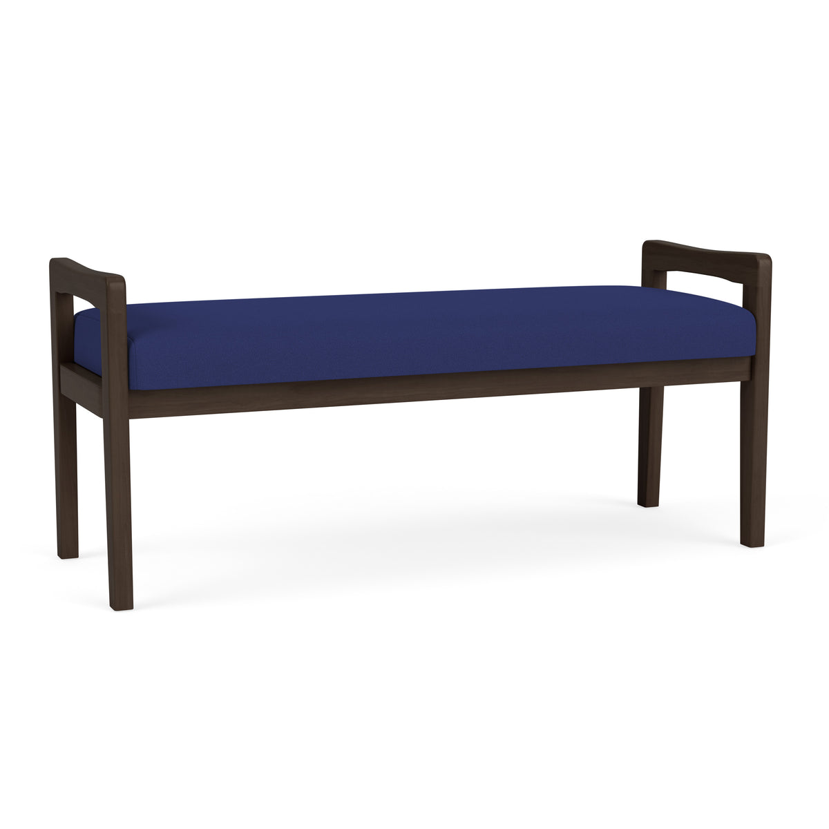 Weston Waiting Reception 2 Seat Bench Wood Frame