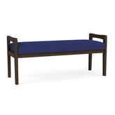 Weston Waiting Reception 2 Seat Bench Wood Frame