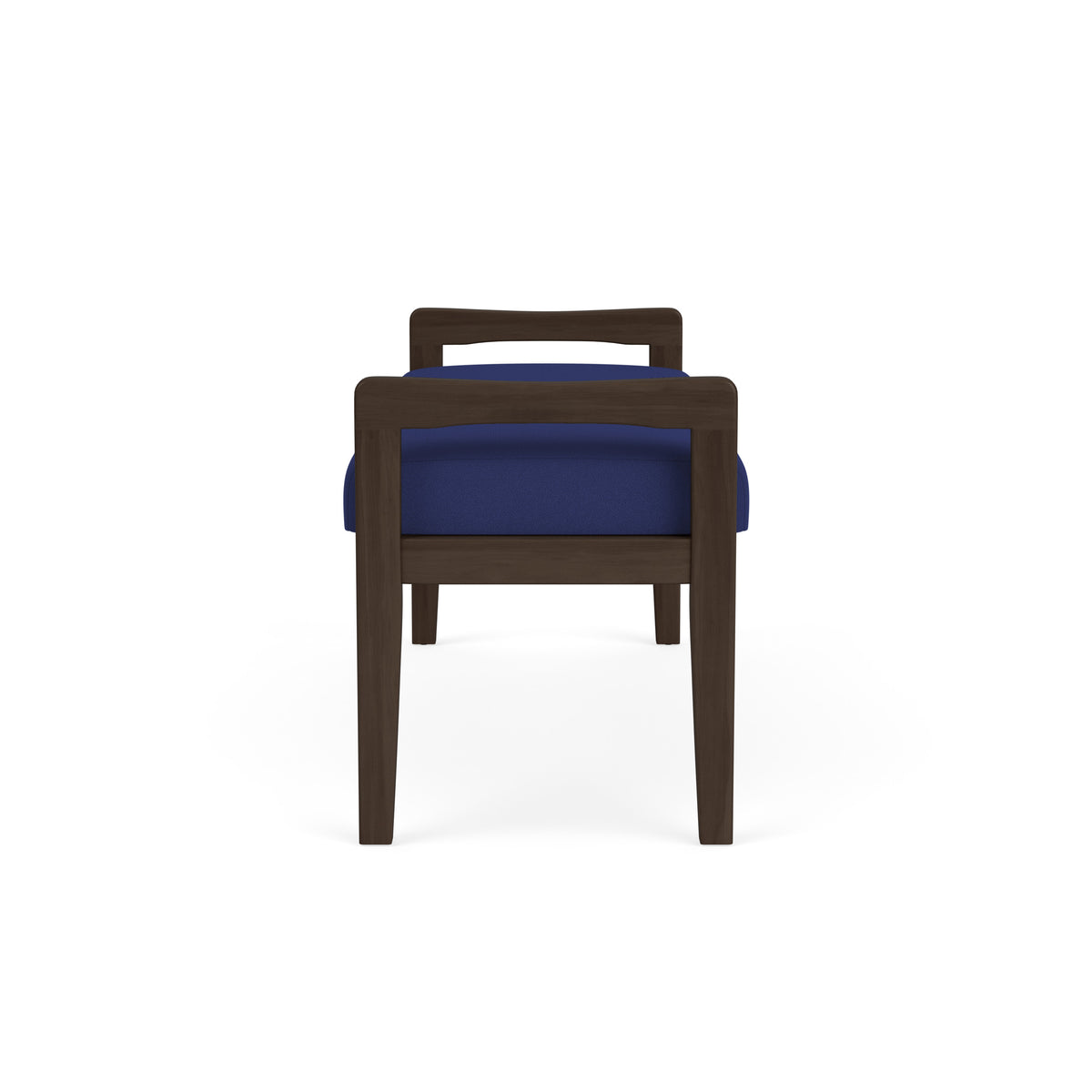 Weston Waiting Reception 2 Seat Bench Wood Frame