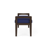 Weston Waiting Reception 2 Seat Bench Wood Frame
