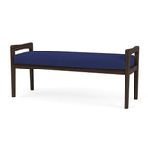 Weston Waiting Reception 2 Seat Bench Wood Frame