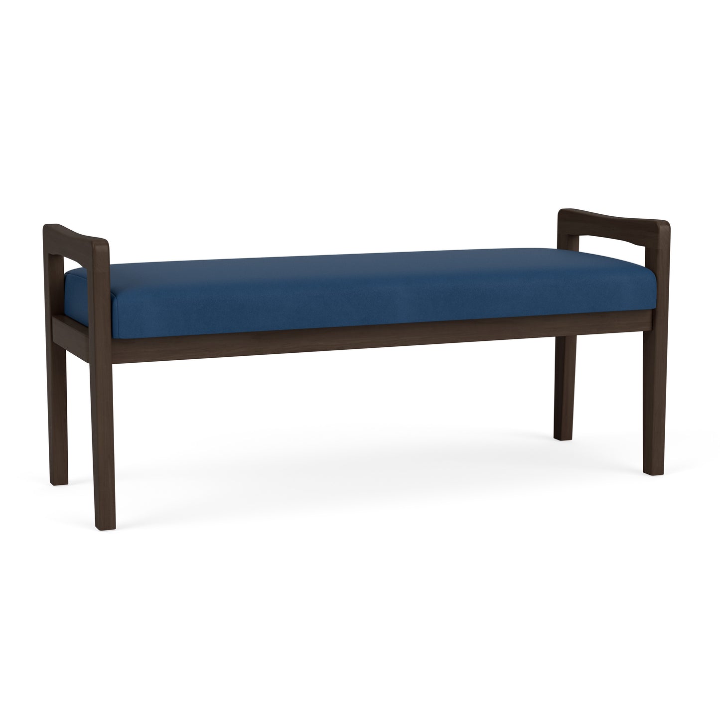 Weston Waiting Reception 2 Seat Bench Wood Frame