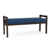 Weston Waiting Reception 2 Seat Bench Wood Frame