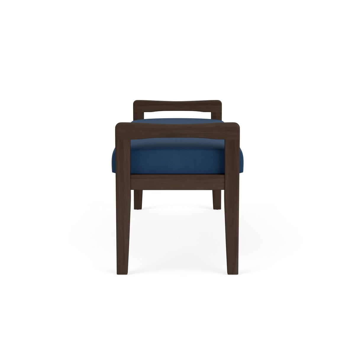 Weston Waiting Reception 2 Seat Bench Wood Frame