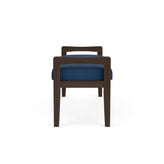 Weston Waiting Reception 2 Seat Bench Wood Frame