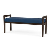 Weston Waiting Reception 2 Seat Bench Wood Frame