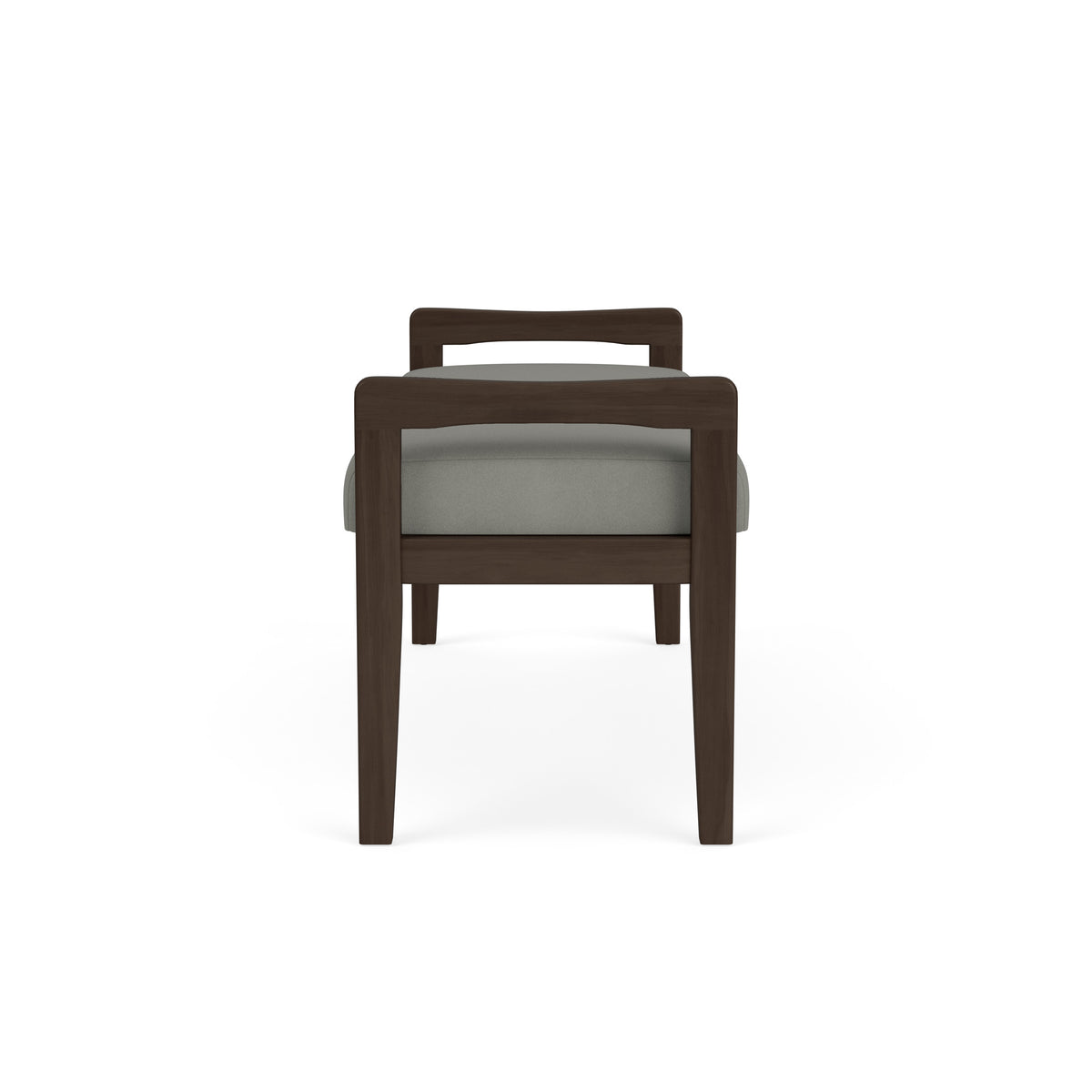 Weston Waiting Reception 2 Seat Bench Wood Frame