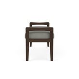 Weston Waiting Reception 2 Seat Bench Wood Frame