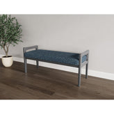 Weston Waiting Reception 2 Seat Bench Wood Frame