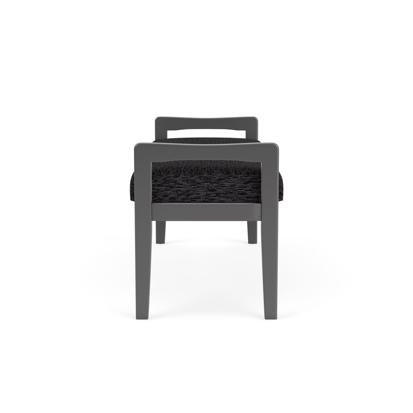 Weston Waiting Reception 2 Seat Bench Wood Frame