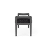 Weston Waiting Reception 2 Seat Bench Wood Frame