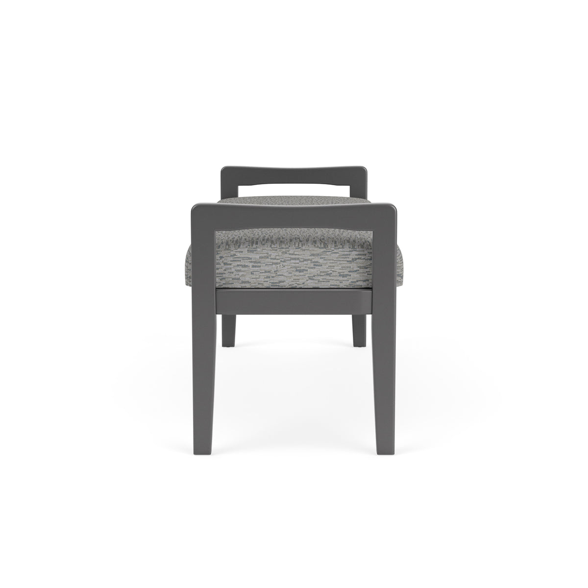 Weston Waiting Reception 2 Seat Bench Wood Frame