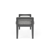 Weston Waiting Reception 2 Seat Bench Wood Frame