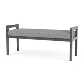 Weston Waiting Reception 2 Seat Bench Wood Frame